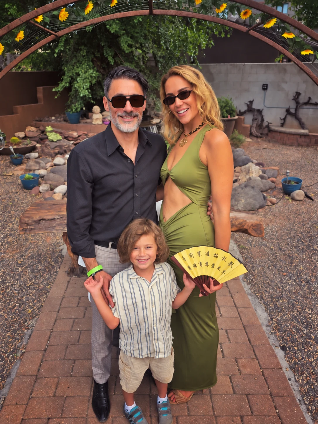 Caitlin Feltes and Sancar Dumlupinar with their son Atlas